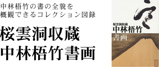 中林梧竹の書の全貌を概観できるコレクション図録 桜雲洞収蔵 中林梧竹書画